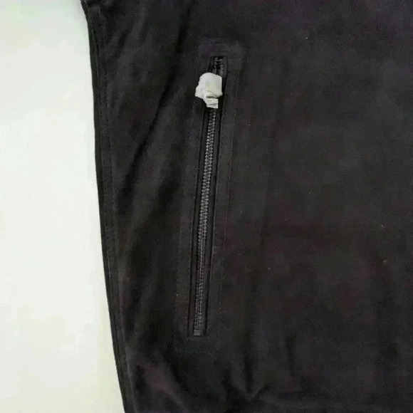 Blank NYC Men's Suede Bomber Jacket Black Size Medium NEW - Picture 8 of 15